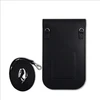 Dėklas Guess PU Grained Triangle Logo Phone Bag juodos spalvos