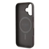 Guess PU Leather 4G Colored Ring MagSafe Apple iPhone 16 Plus dėklas telefonui rudos spalvos