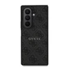 Guess PU Leather 4G Colored Ring Magnetic dėklas skirtas Samsung Galaxy Z Fold 7 juodos spalvos