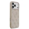 Guess PU Leather 4G Colored Ring MagSafe dėklas skirtas Apple iPhone 17 Pro Max Rožinė