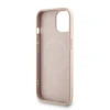 Guess PU Leather 4G Colored Ring Strap MagSafe dėklas skirtas Apple iPhone 13 rožinės spalvos