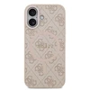 Guess PU Leather 4G Colored Ring MagSafe dėklas skirtas Apple iPhone 17 Rožinė