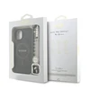 Guess PU Leather 4G Colored Ring Strap MagSafe dėklas skirtas Apple iPhone 13 juodos spalvos