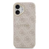 GUESS dėklas, skirtas IPHONE 17, suderinamas su MagSafe GUHMP17SP4MSEGCP (PU 4G W/ Classic), rožinis