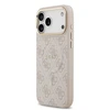 Guess PU Leather 4G Gold Frame MagSafe dėklas skirtas Apple iPhone 17 Pro Max rožinės spalvos