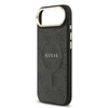 Guess PU Leather 4G Gold Frame MagSafe dėklas skirtas Apple iPhone 17 Air juodos spalvos