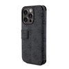 Dėklas Guess GUBKP15L4GMGGR Apple iPhone 15 Pro 6.1″ pilkos spalvos book 4G Metal Logo