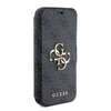 Guess 4G Metal Logo Apple iPhone 15 Pro - dėklas telefonui pilkos spalvos