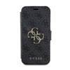 Guess 4G Metal Logo Apple iPhone 15 Pro - dėklas telefonui pilkos spalvos