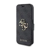 Guess 4G Metal Logo Apple iPhone 15 Pro - dėklas telefonui pilkos spalvos