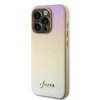 GUESS GUHCP15XPSAIRD IPHONE 15 PRO MAX 6.7" ZLOTY/AUKSINIS KIETAS DĖKLAS SAFFIANO IRIDESCENT SCRIPT