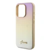 GUESS GUHCP15XPSAIRD IPHONE 15 PRO MAX 6.7" ZLOTY/AUKSINIS KIETAS DĖKLAS SAFFIANO IRIDESCENT SCRIPT