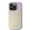Dėklas GUESS GUHCP15LPSAIRD IPHONE 15 PRO 6.1 "GOLD / GOLD HARDCASE SAFFIANO IRIDESCENT SCRIPT