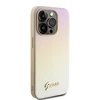 Dėklas GUESS GUHCP15LPSAIRD IPHONE 15 PRO 6.1 "GOLD / GOLD HARDCASE SAFFIANO IRIDESCENT SCRIPT
