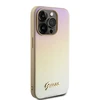 GUESS GUHCP15XPSAIRD IPHONE 15 PRO MAX 6.7" ZLOTY/AUKSINIS KIETAS DĖKLAS SAFFIANO IRIDESCENT SCRIPT