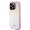 Dėklas GUESS GUHCP15LPSAIRSP IPHONE 15 PRO 6.1 "Rožinis/Rožinis HARDCASE SAFFIANO IRIDESCENT SCRIPT