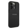 Dėklas Guess GUHCP14LPSASBBK Apple iPhone 14 Pro 6,1″ juodos spalvos Saffiano Strap