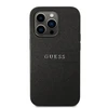 Dėklas Guess GUHCP14LPSASBBK Apple iPhone 14 Pro 6,1″ juodos spalvos Saffiano Strap