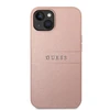 Dėklas GUESS GUHCP14MPSASBPI IPHONE 14 PLUS / 15 PLUS 6.7 "Rožinis / Rožinis SAFFIANO STRAP