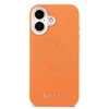 Guess PU Perskirtasated 4G dėklas skirtas Apple iPhone 17 oranžinės spalvos