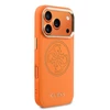 Guess PU Perskirtasated 4G dėklas skirtas Apple iPhone 17 Pro Max oranžinės spalvos