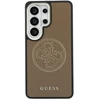 „Guess“ PU perforuotas 4G logotipo telefono dėklas, skirtas „Samsung Galaxy S26 Ultra“ (S948), rudas