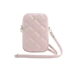 Guess krepšys su užtrauktuku Quilted 4G (GUWBZPSQSSGP) rožinės spalvos