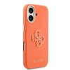 Guess PU Resin Logo dėklas skirtas Apple iPhone 17 Oranžinis