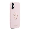 GUESS dėklas, skirtas IPHONE 17 GUHCP17S5PS4RGGP (PU FW Resin Logo) rožinis