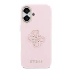 GUESS dėklas, skirtas IPHONE 17 GUHCP17S5PS4RGGP (PU FW Resin Logo) rožinis