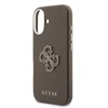 Guess PU Resin Logo dėklas skirtas Apple iPhone 17 Brown