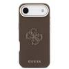 Guess PU Resin Logo dėklas skirtas Apple iPhone Air Brown