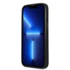 Guess GUHCP13LPSATLG iPhone 13 Pro / 13 6,1 colio sidabrinis kietas dėklas SaffianoTriangle logotipas
