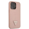 Dėklas GUESS GUHCP13LPSATLP IPHONE 13 PRO / 13 6.1 "Rožinis / Rožinis HARDCASE SAFFIANOTRIANGLE LOGO