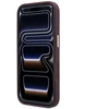 Dėklas Guess Ring Stand 360 Grained Classic Logo MagSafe do iPhone 18 Pro Max / 17 Pro Max bordo spalvos