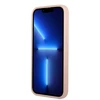 Apple iPhone 13 Mini Guess dėklas Saffianotriangle Logo Cardslot (GUHCP13SPSATPP) rožinės spalvos