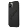 Apple iPhone 12 Pro Max Guess Hardcase Saffiano Vintage Script GUHCP12LRSAVSBK dėklas telefonui juodos spalvos