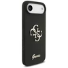 Dėklas Guess Silicone Big 4G Script case for iPhone Air - juodas