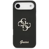 Dėklas Guess Silicone Big 4G Script case for iPhone Air - juodas
