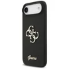 Dėklas Guess Silicone Big 4G Script case for iPhone Air - juodas