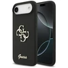 Dėklas Guess Silicone Big 4G Script case for iPhone Air - juodas