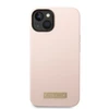 Dėklas GUESS GUHMP14MSBPLP IPHONE 14 PLUS / 15 PLUS 6.7 "Rožinis / Rožinis HARD CASE SILICONE PLATE MAGSAFE LOGO
