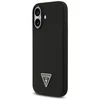 Guess Silicone Triangle Logo MagSafe - dėklas skirtas Apple iPhone 17 juodos spalvos