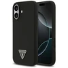 Guess Silicone Triangle Logo MagSafe - dėklas skirtas Apple iPhone 17 juodos spalvos