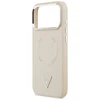 Dėklas Guess Triangle Logo MagSafe Case for iPhone 17 Pro - rusvai gelsvas