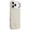 Dėklas Guess Triangle Logo MagSafe Case for iPhone 17 Pro - rusvai gelsvas
