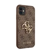 Dėklas GUHCN614GMGBR Guess PU 4G Metal Logo Case for iPhone 11 Brown