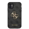 Dėklas GUHCN614GMGGR Guess PU 4G Metal Logo Case for iPhone 11 Pilkas