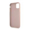 Dėklas GUHCN614GMGPI Guess PU 4G Metal Logo Case for iPhone 11 Rožinė