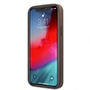 Guess "GUHCP12M4GMGBR PU 4G metalinis logotipo dėklas iPhone 12/12 Pro" rudas